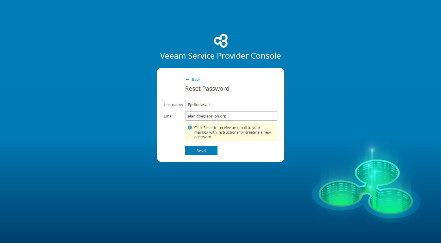 Specify User Name and Password