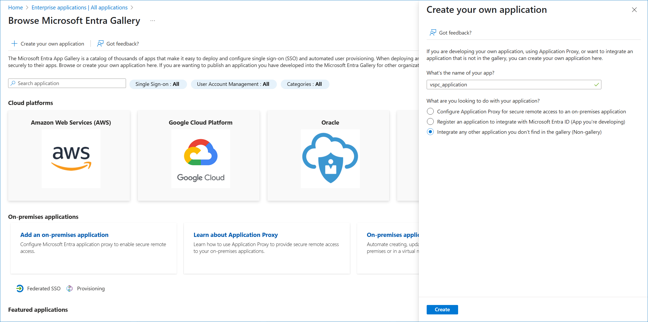 Specify Application Name