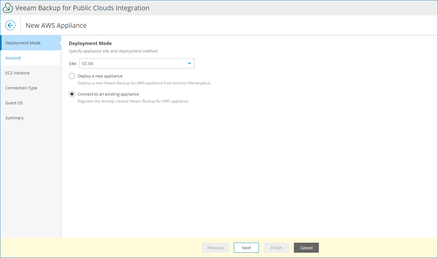 Select Deployment Mode