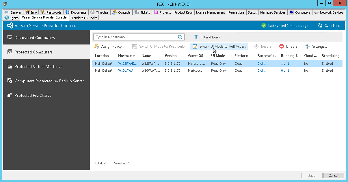 ConnectWise Automate Disabling Read-Only Access