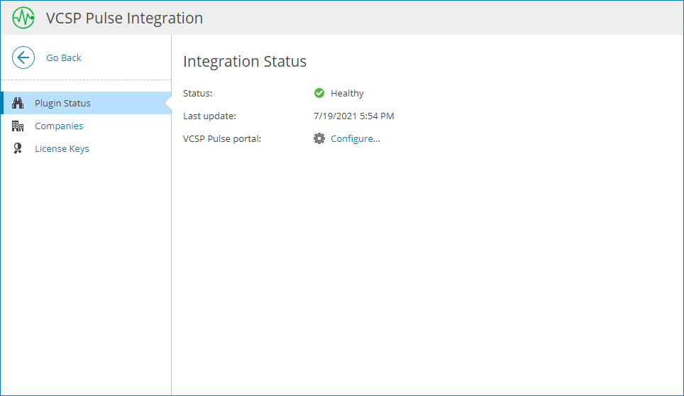 Configure Plugin Connection