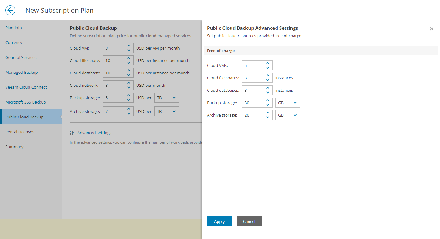 Specify Advanced Settings