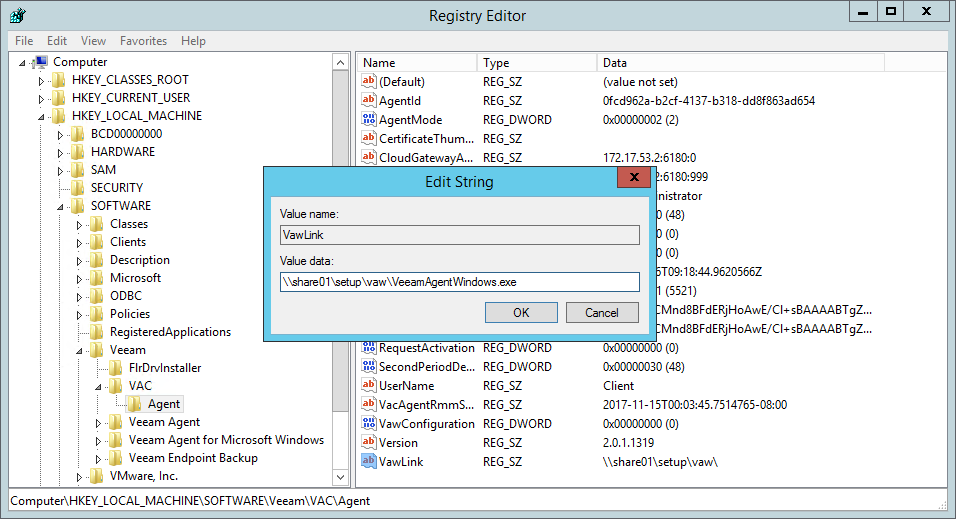 Specify Path to Setup File