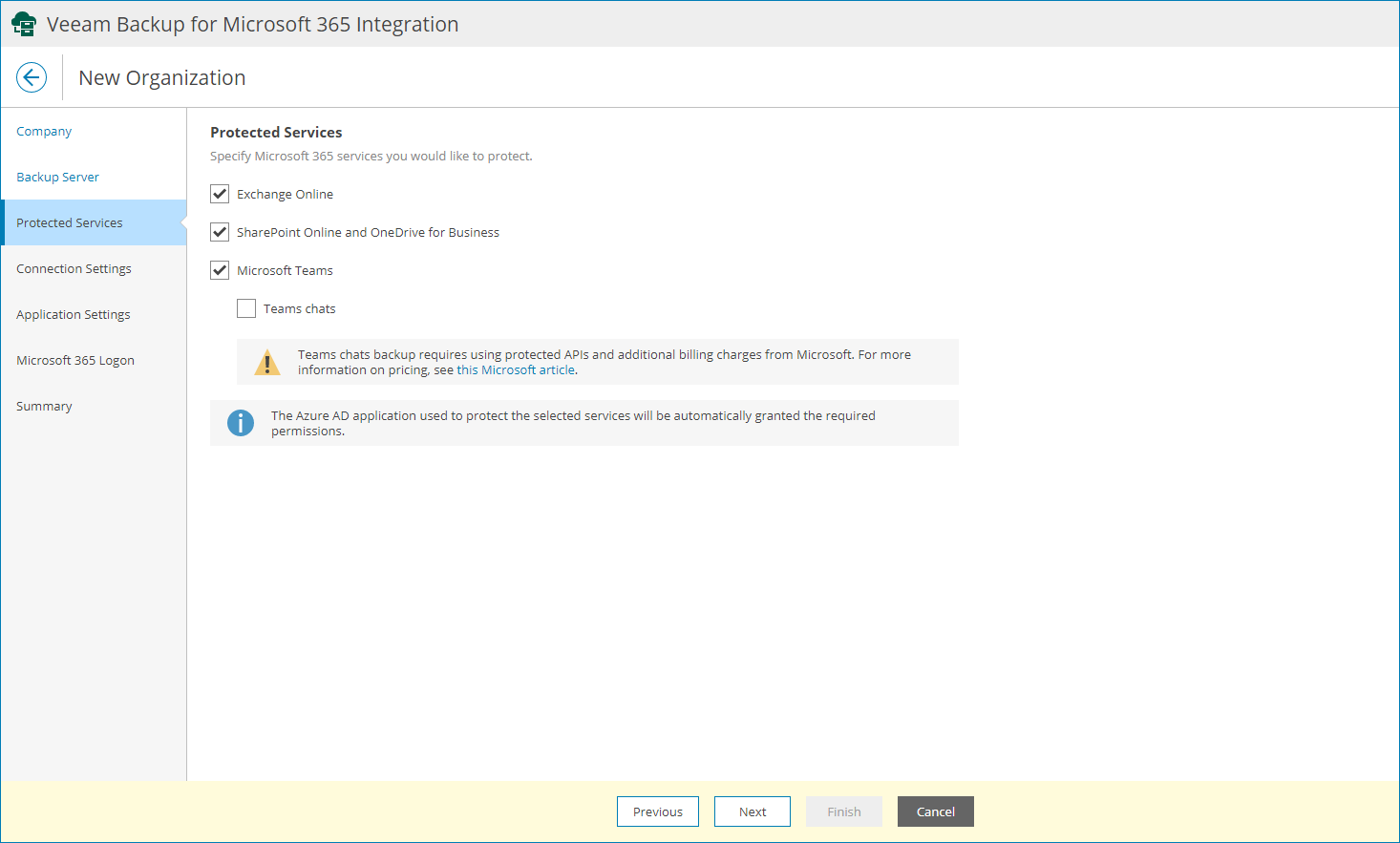 Select Microsoft Online Services