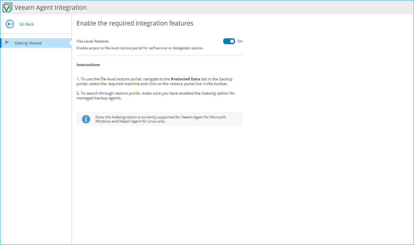 Enable File-Level Restore