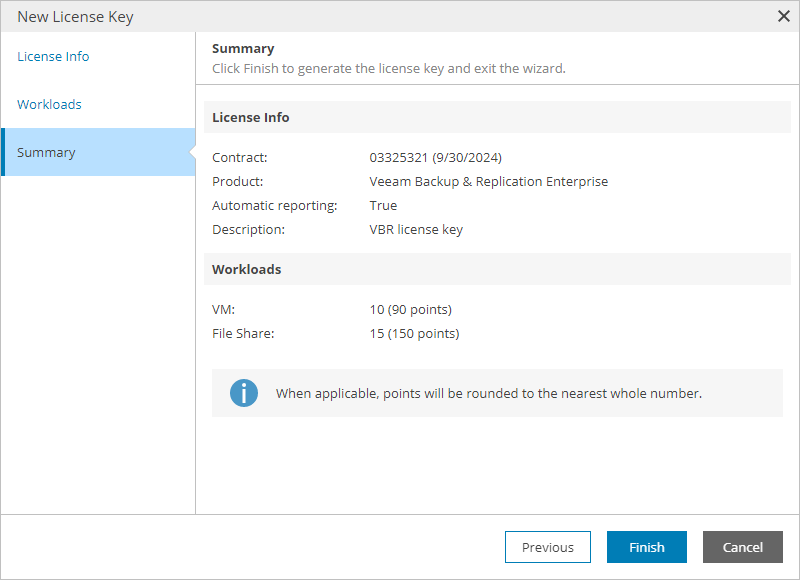 Review License Key Settings