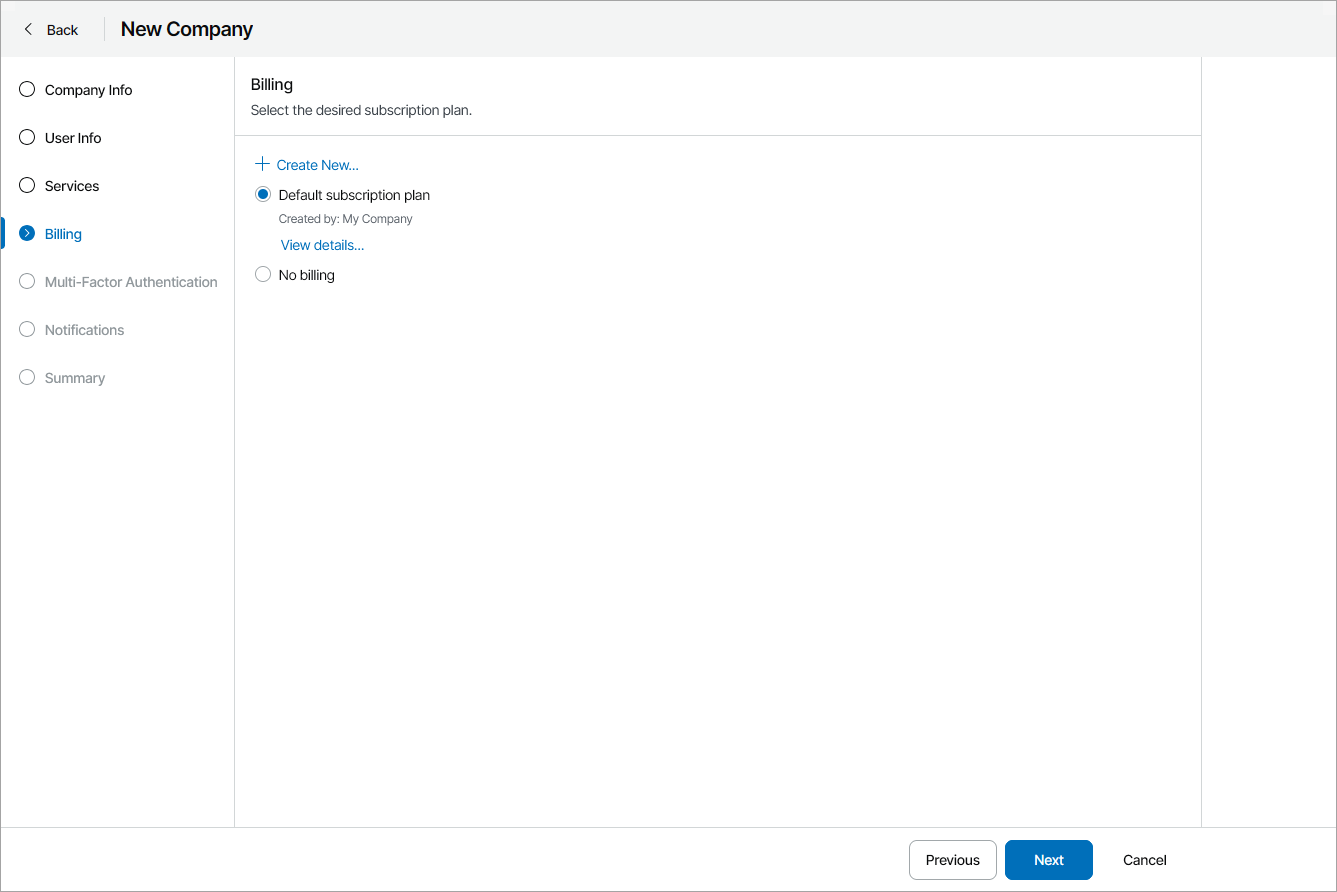 Choose Subscription Plan