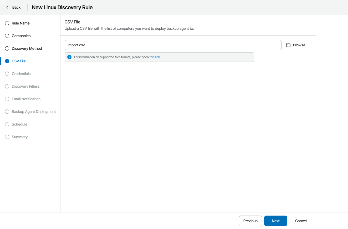 Specify Path to CSV File