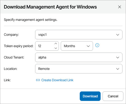 Download Management Agent