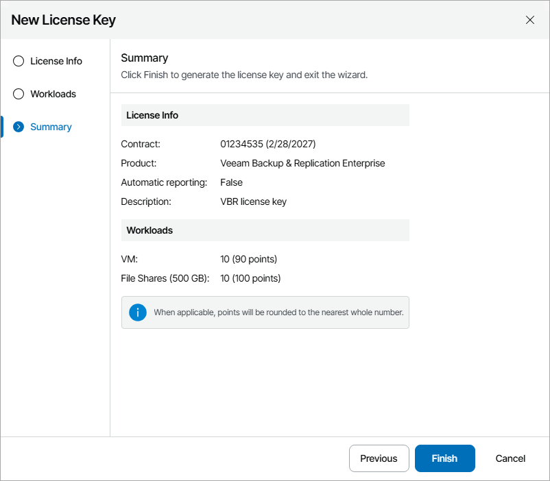 Review License Key Settings