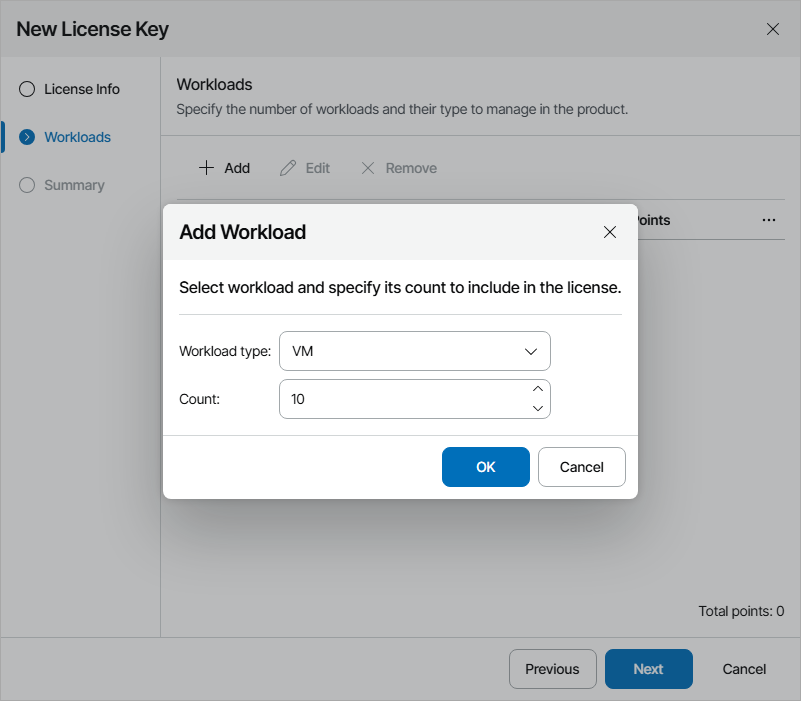 Add Workloads