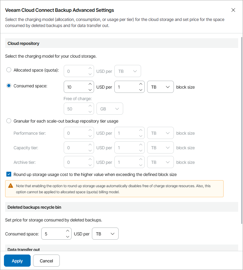 Specify Advanced Settings
