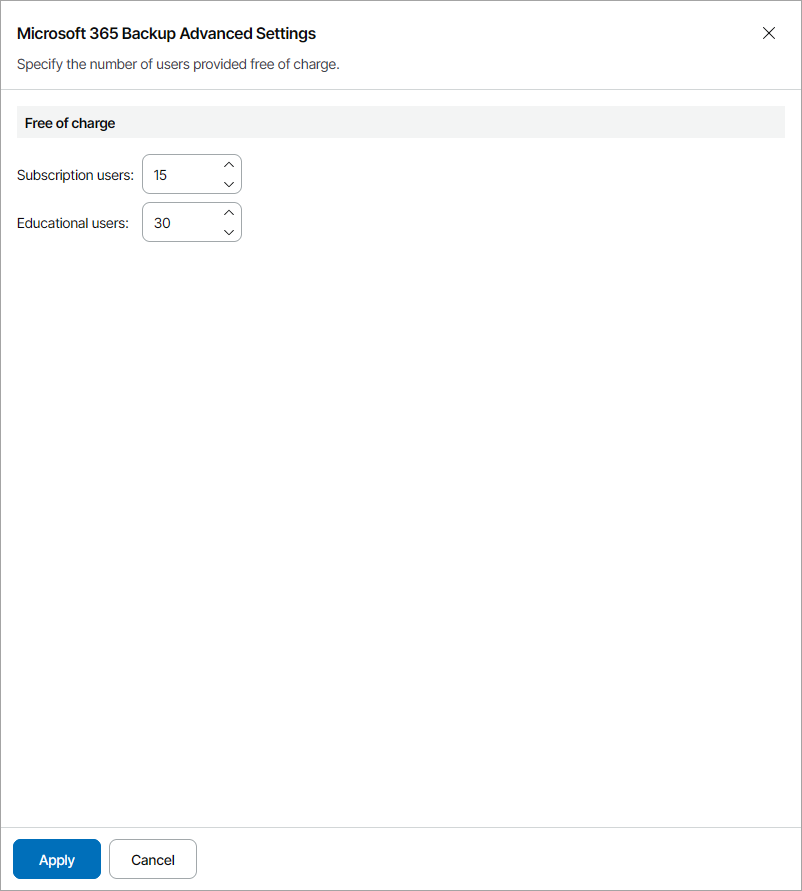 Specify Advanced Settings