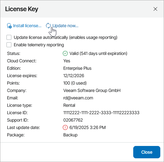 Update License