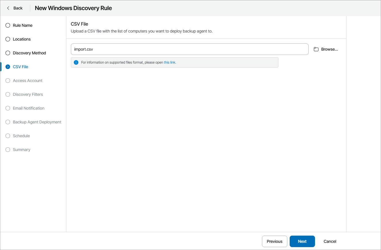 Specify Path to CSV File