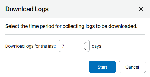 Downloading Logs from Veeam Backup & Replication Servers