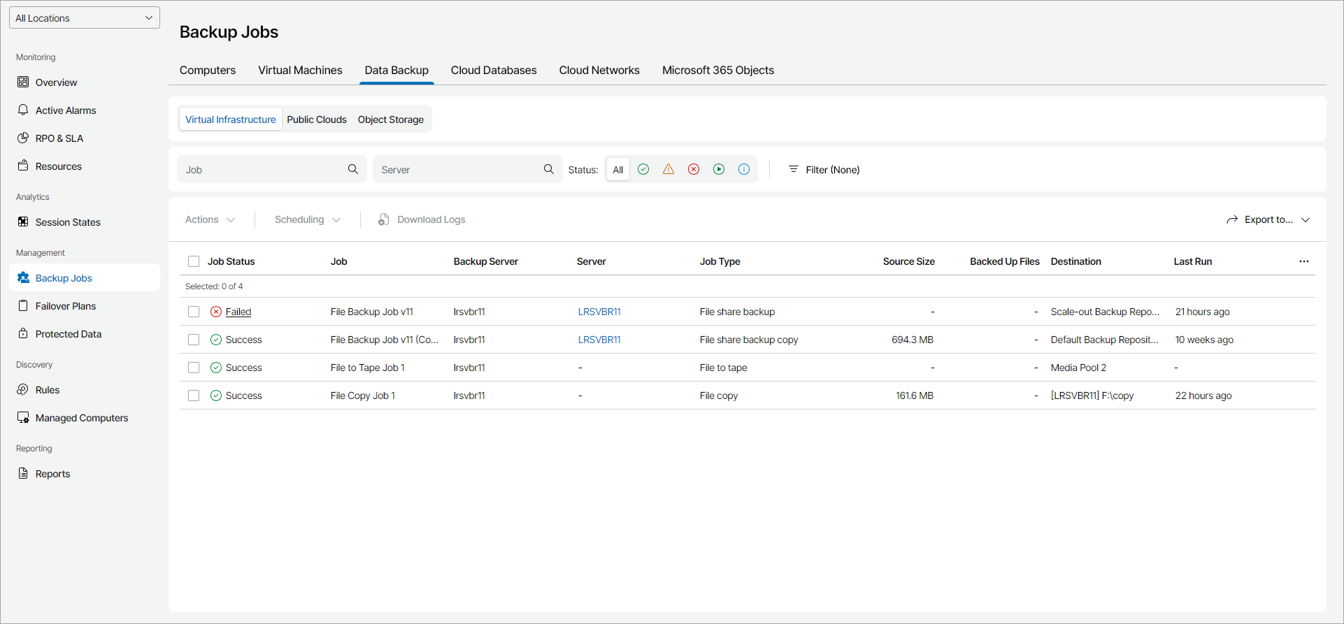 View File Share Job Details