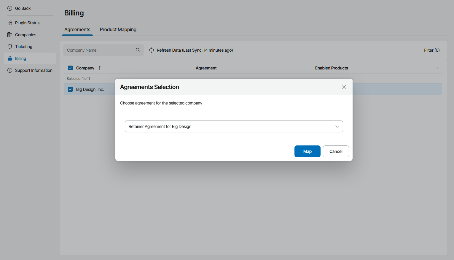 Select agreement