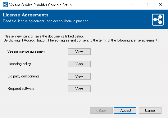 Accept License Agreement