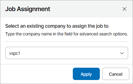 Assign Job to Company