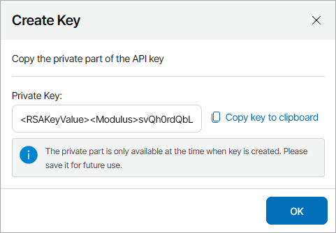 Configuring API Keys