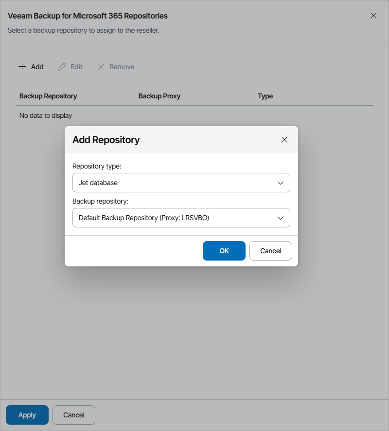 Allocate Microsoft 365 Repository Resources