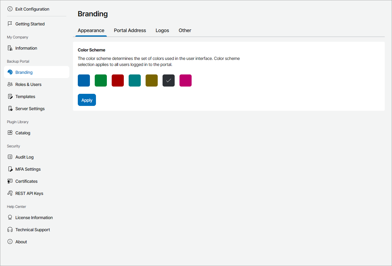 Customize Portal Appearance