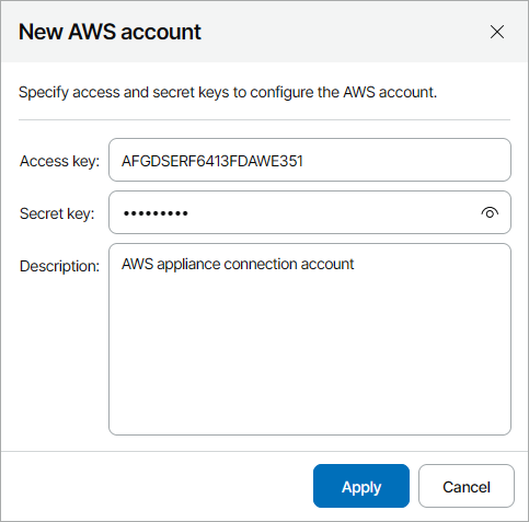 Adding Amazon Web Services Accounts