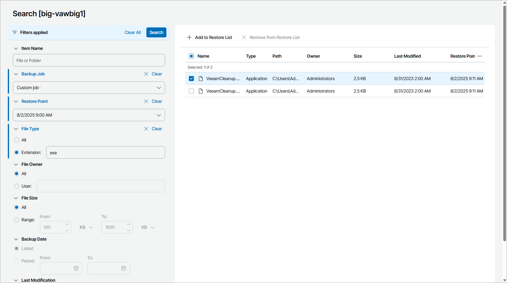 Search Files and Folders
