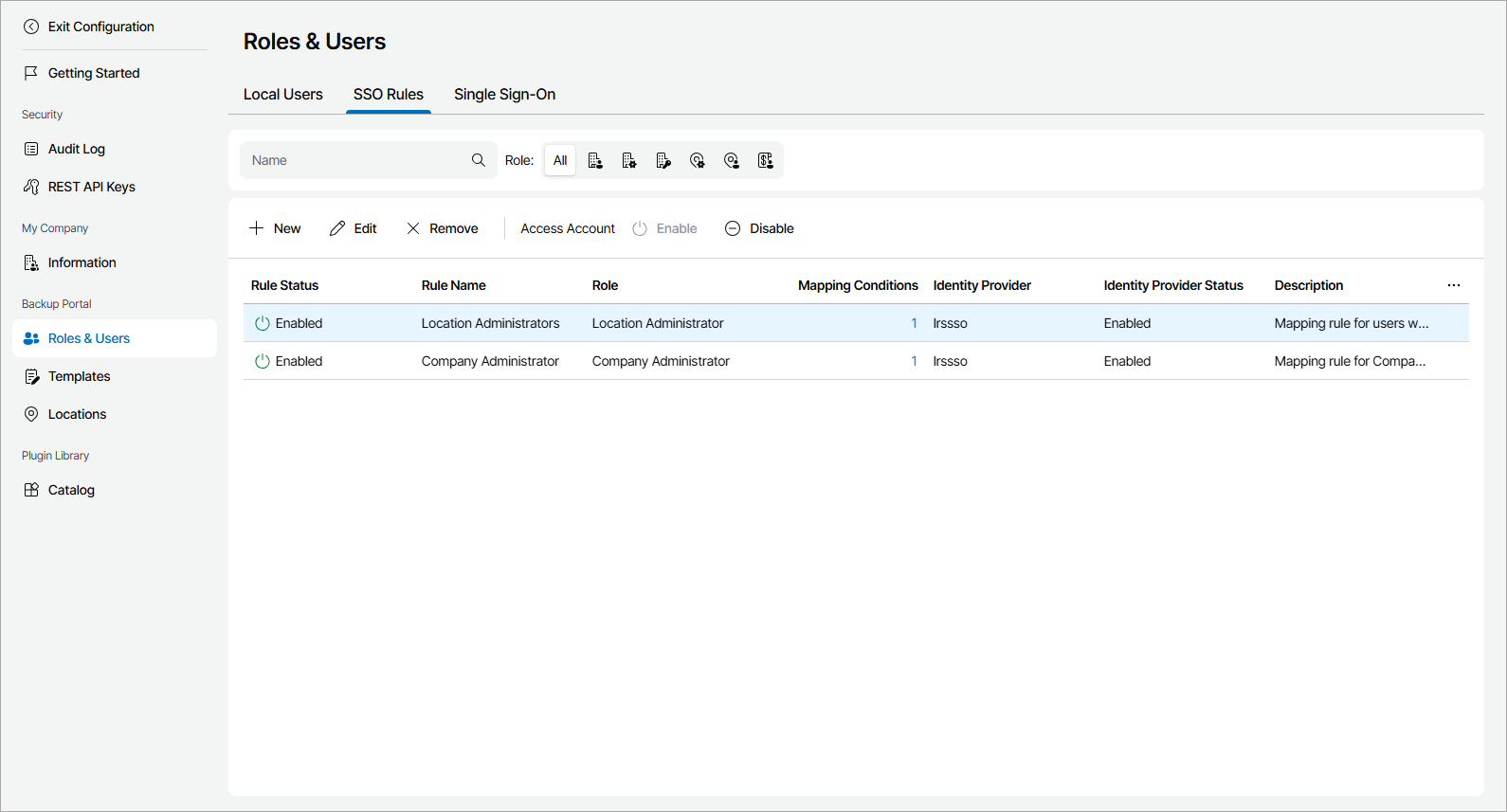 Viewing Mapping Rule Details