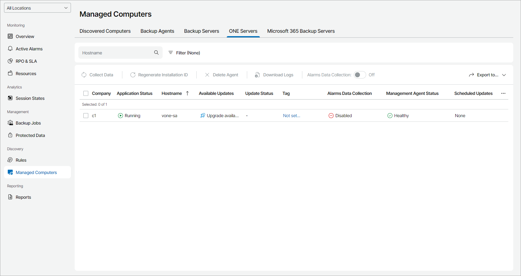 View and Export Server Details