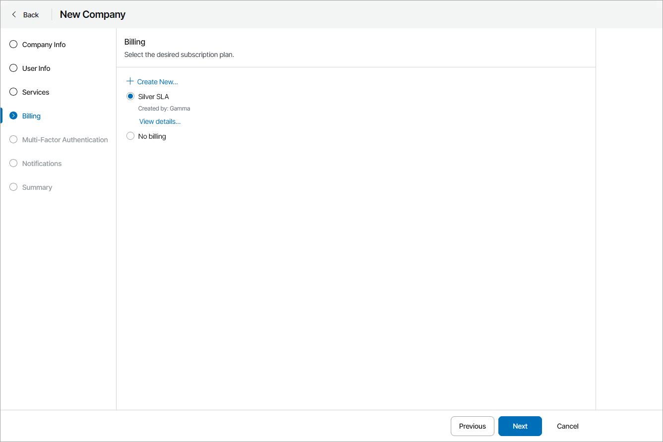Choose Subscription Plan