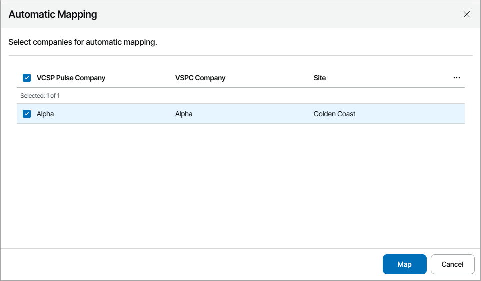 Map Companies Automatically