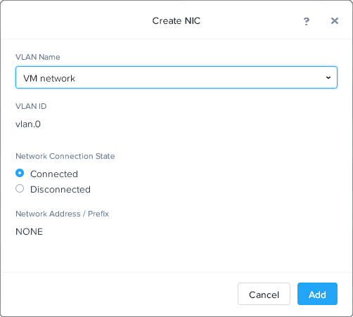 Create VM for Proxy Appliance