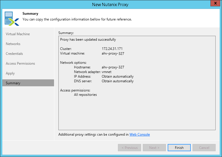 Step 7. Finish Working with Wizard