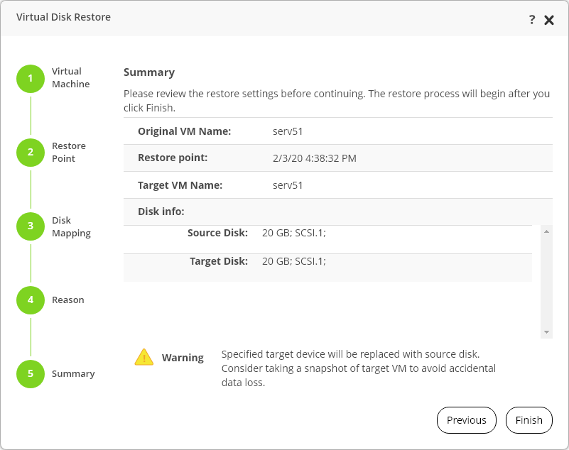 Step 5. Finish Working with Wizard