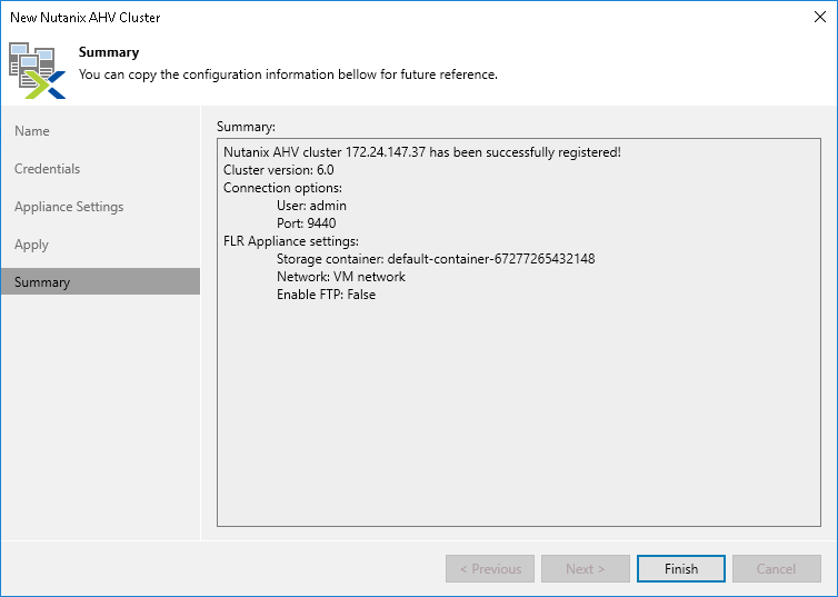 Step 5. Finish Working with Wizard