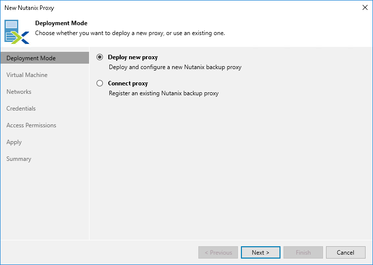 Step 2. Select Deployment Mode