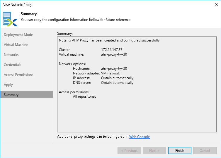 Step 7. Finish Working with Wizard