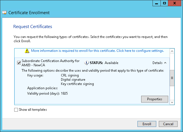 Using Certificate Signed by Internal CA