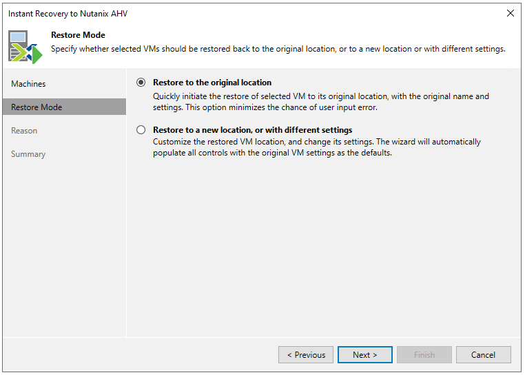 Step 3. Select Restore Mode