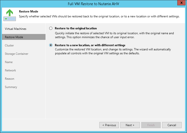 Step 3. Select Restore Mode