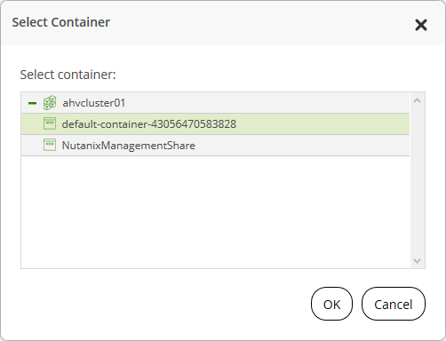 Step 4. Select Container