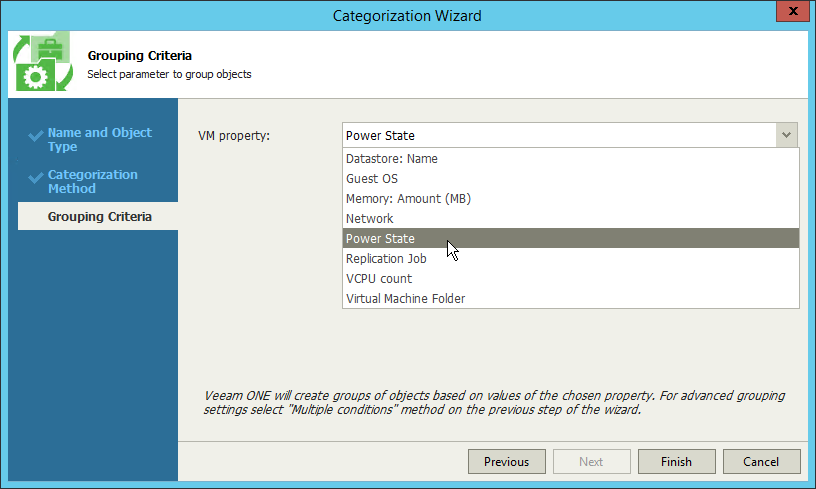 Single-Parameter Categorization