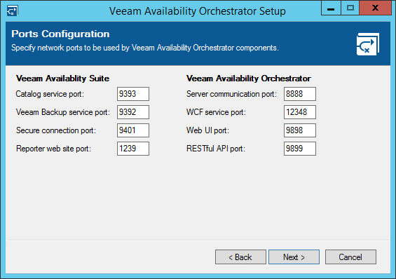 Step 10. Specify Service Ports