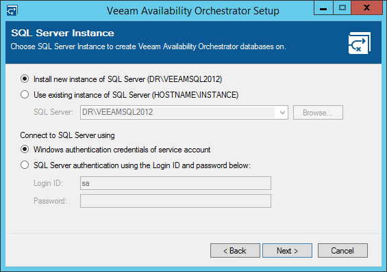 Step 8. Choose SQL Server