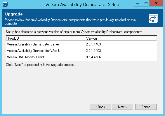 Step 3. Review Components to Upgrade