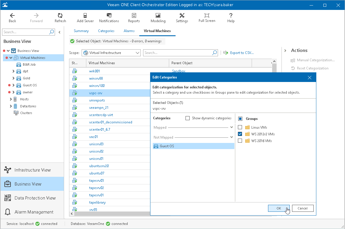 Assigning Group Values
