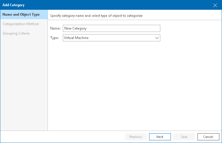 Single-Parameter Categorization