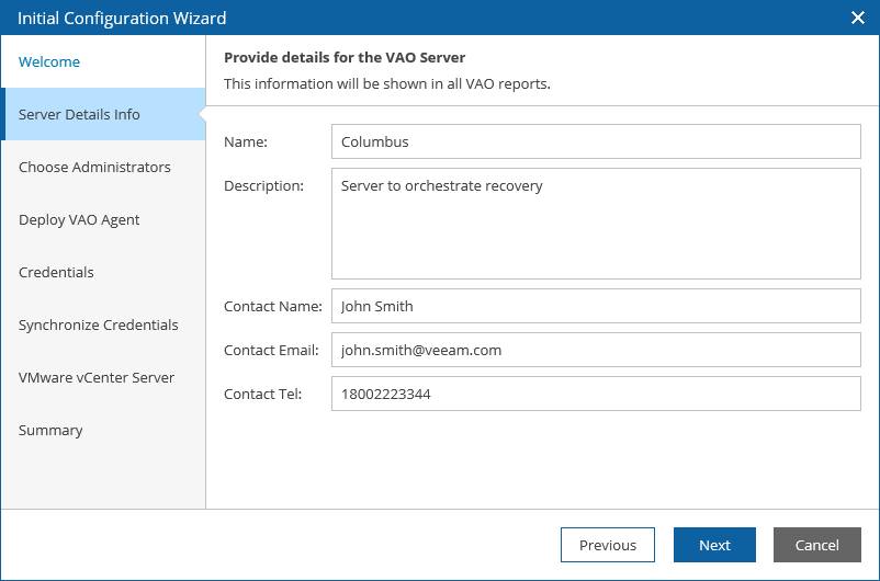 Registering VAO Server